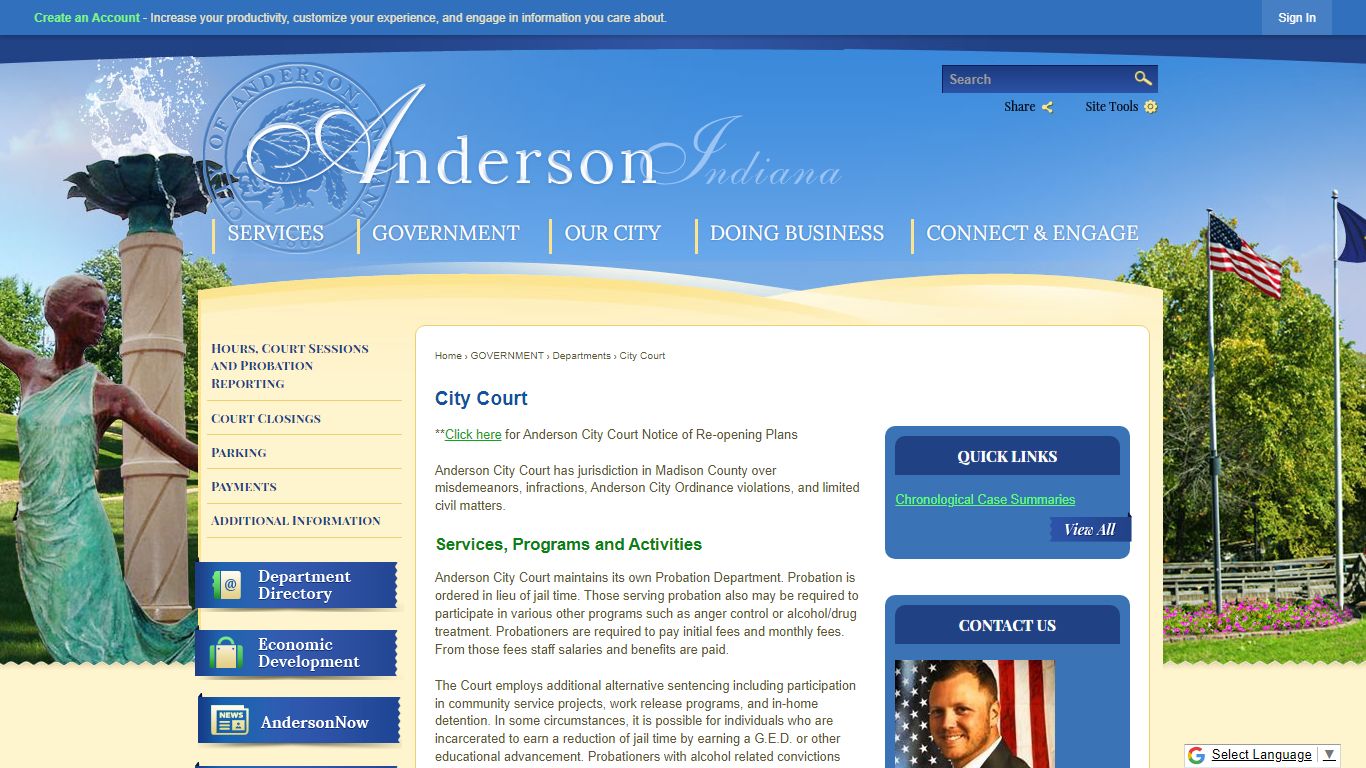 City Court | Anderson, IN - Official Website